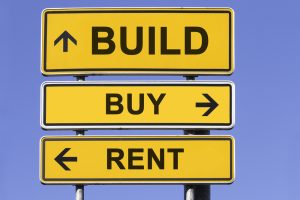 build, buy or rent