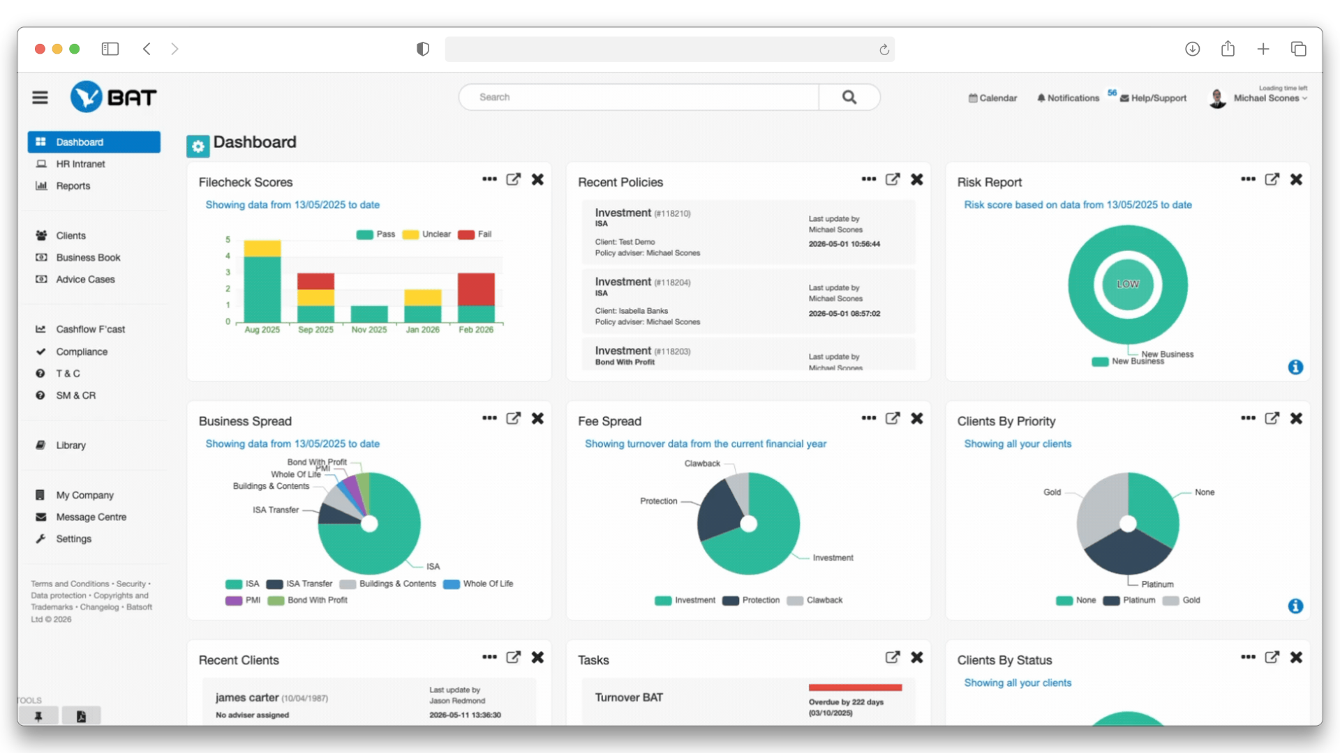 BAT AI Compliance Dashboard