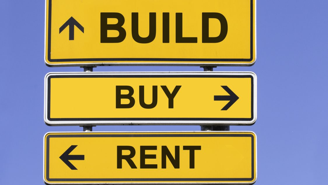 build, buy or rent