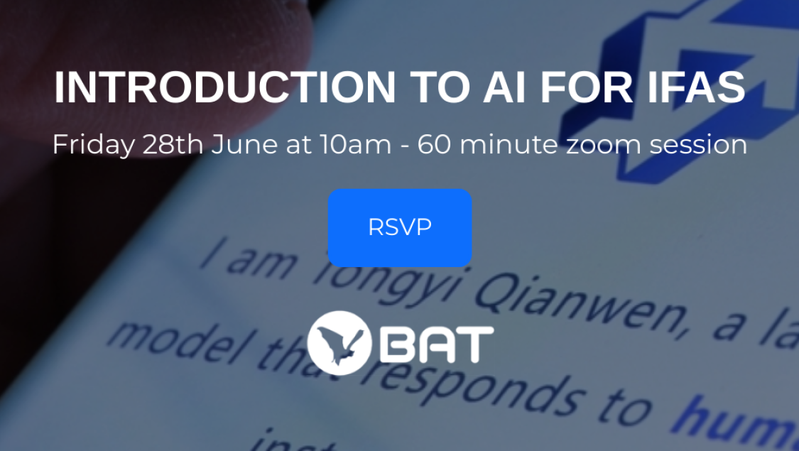 BAT TO RUN SEMINAR ON AI