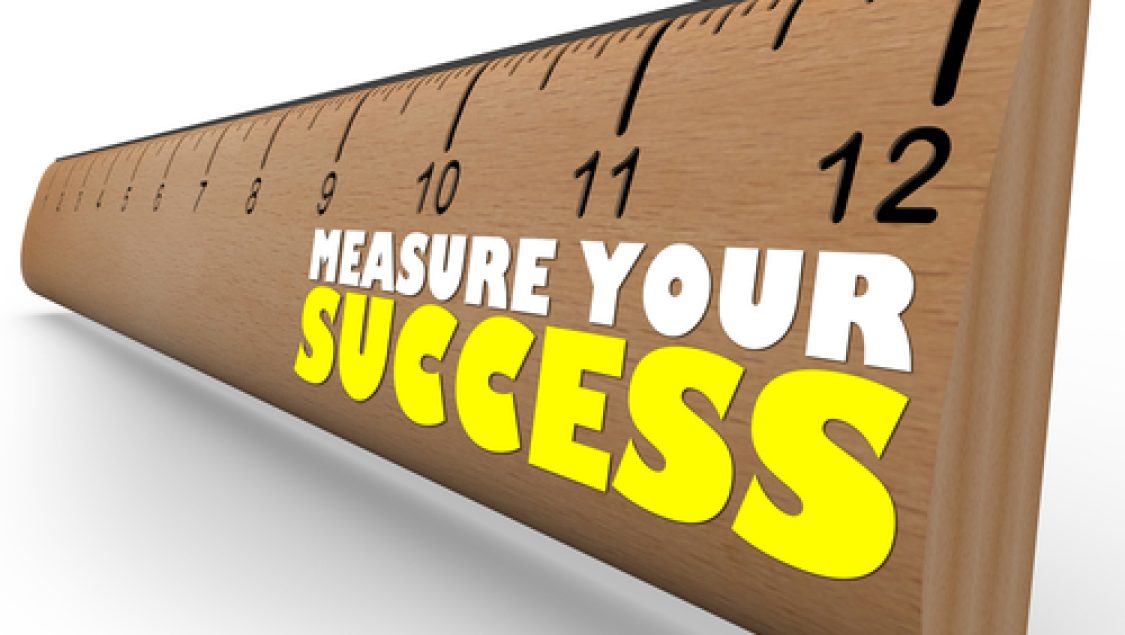 A,Wooden,Ruler,With,The,Words,Measure,Your,Success,,Representing