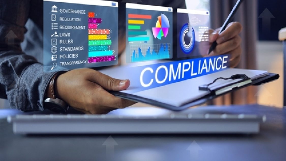 Compliance,Concept.,Businessman,Holding,Clipboard,To,Working,Process,Product,Export