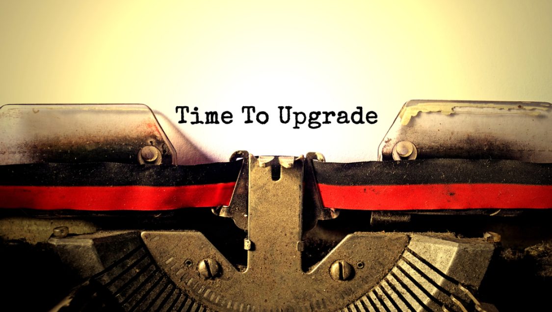 Time,To,Upgrade,Typed,Words,On,A,Vintage,Typewriter