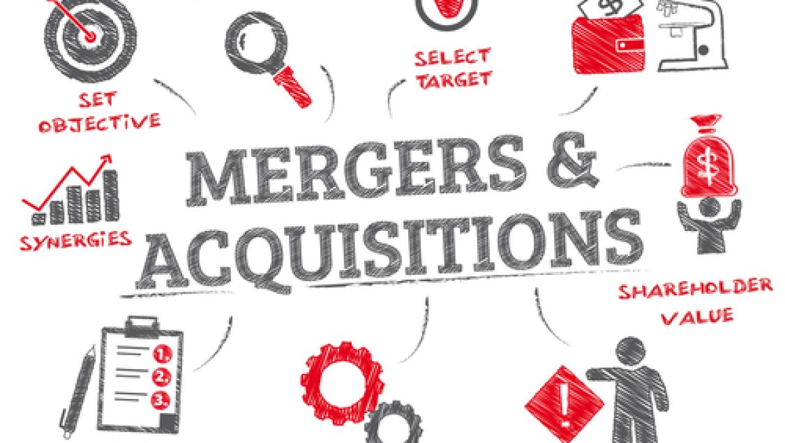 M,&,A,Merger,And,Acquisitions,Concept.,Chart,With,Keywords